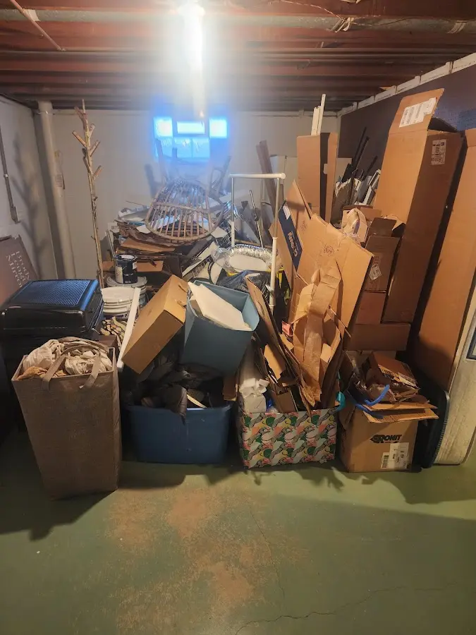 Roll-off dumpster container at job site for Construction Dumpster Rental in Blaine